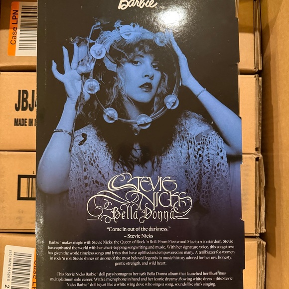 Mattel Stevie Nicks Barbie Doll in White - Picture 2 of 3